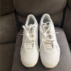 Nike women White and Gray Sneakers size 10